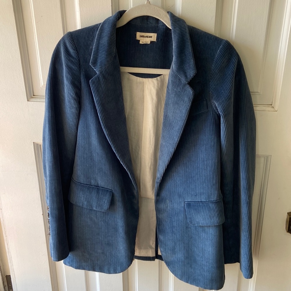 Zadig & Voltaire corduroy blazer.
